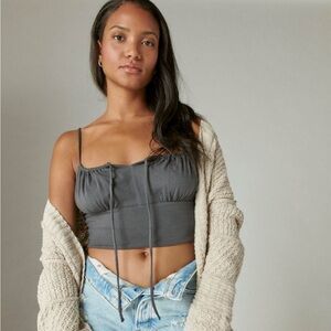 Lucky Brand Strappy Summer Crop Small NWT